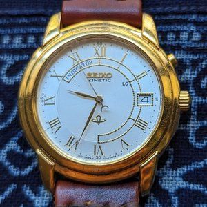Seiko Kinetic Watch, new gaskets and battery, working perfectly, 36mm
